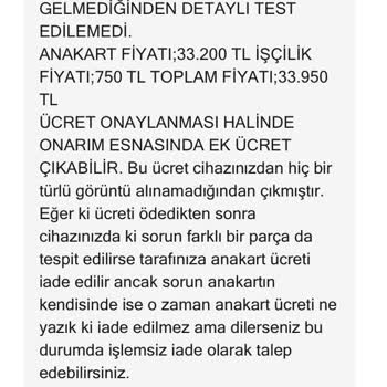 Garanti Biter Bitmez Gelen Sorun Ve Yüksek Onarım Ücreti