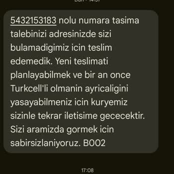 Turkcell Geçiş Sürecinde Kurye Sorunu