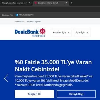 Denizbank'ın %0 Faizli Kredi Kampanyası Hayal Kırıklığı