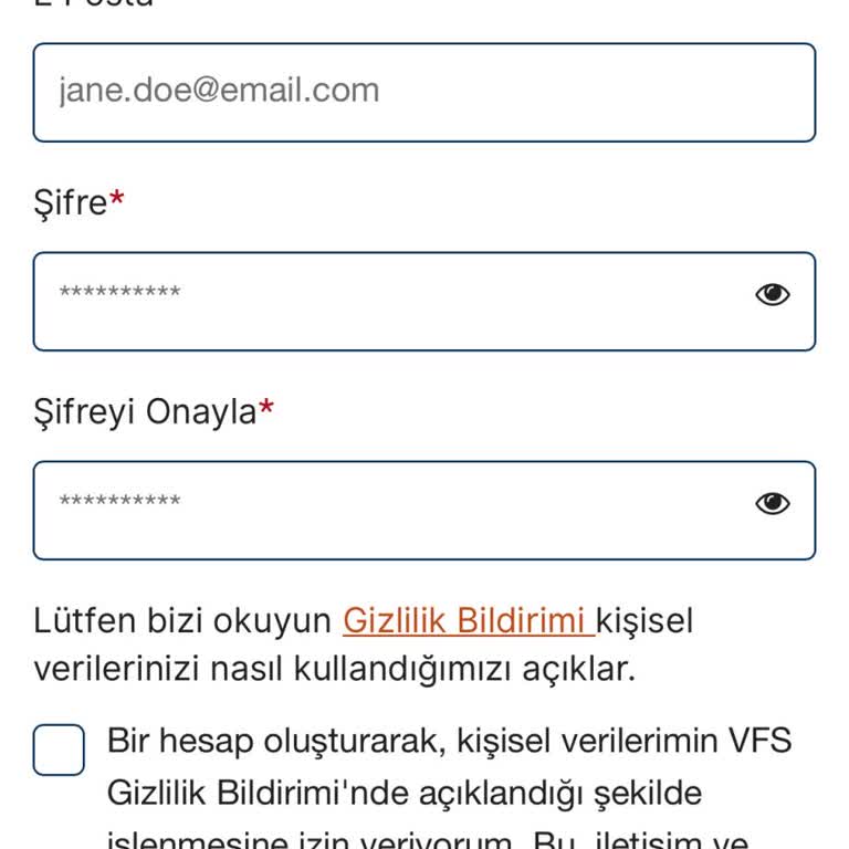 VFS Global Randevu Sorunu: Sürekli Hata Mesajı
