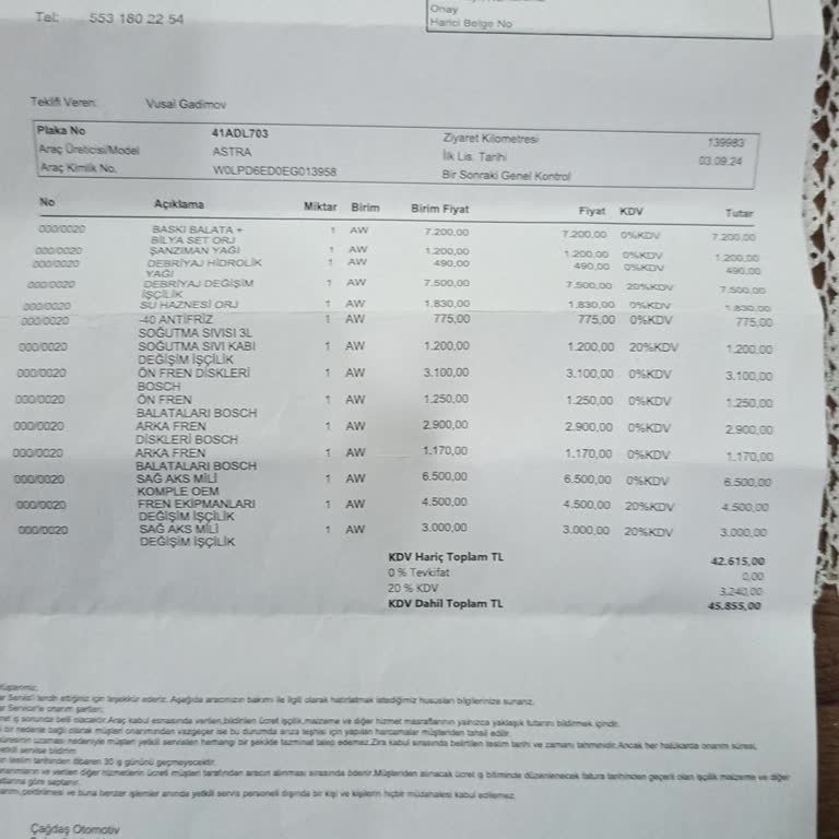 Aracımın Sürekli Aks Sorunu Ve Zaman Kaybı