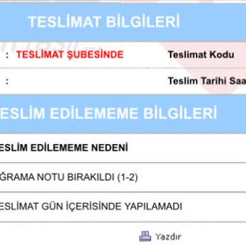 İptal Edilen Siparişin Teslimat Sorunu