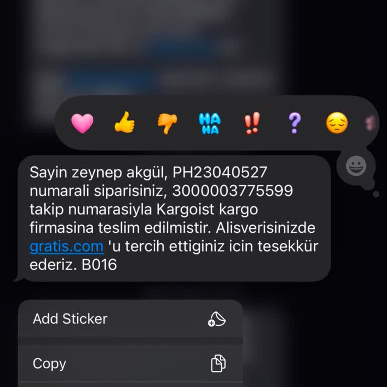 Kayıp Kargo Ve Yanıltıcı Takip Bilgisi
