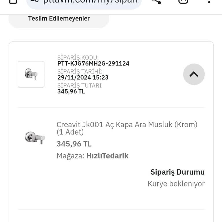 Epttavm'de 10 Gündür Bekleyen Ürün Sorunu