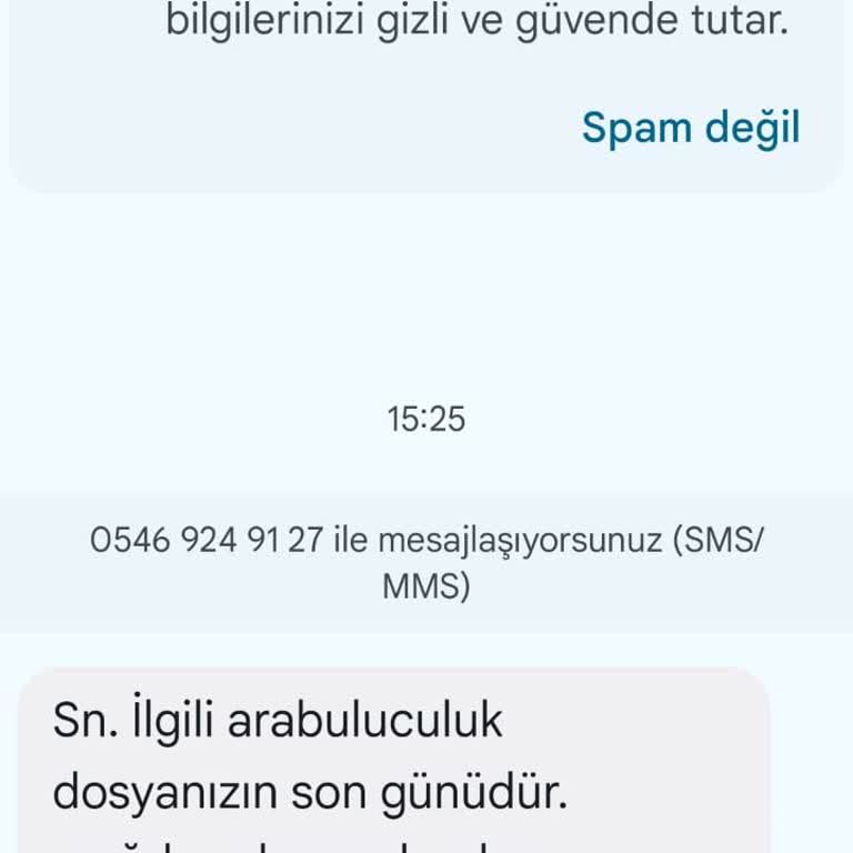 Yanıltıcı Hukuk Mesajı Hakkında Şikayet