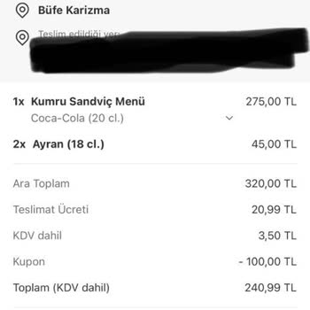Yanlış Sipariş Ve Yetersiz Müşteri Hizmetleri
