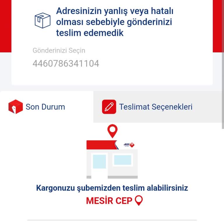 Aras Kargo Niobe Şubesi Teslimat Sorunu Ve İletişim Eksikliği
