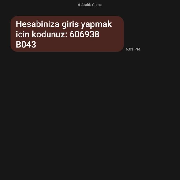 Alotell'den Gelen Bilinmeyen Mesajlar Hakkında Şüphe