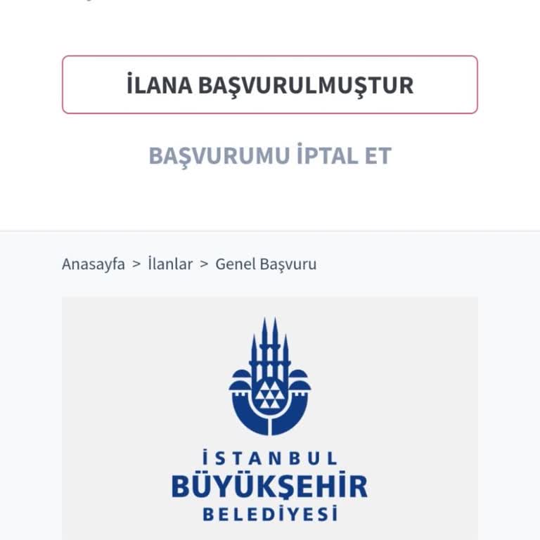 İBB Kariyer Başvuru Numarası İçin Acil Yardım Bekliyorum