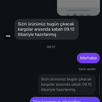 Kargolanmayan Sipariş Ve Cevapsız Mesajlar
