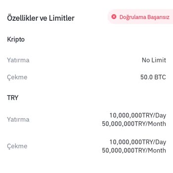 Binance TR Kimlik Doğrulama Sorunu