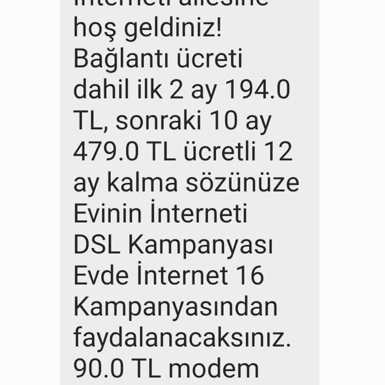 Vodafone'un Sözleşmeye Uymayan Fatura Sorunu