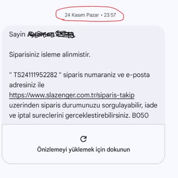 Sipariş İptali Ve Geç Kargo Sorunu