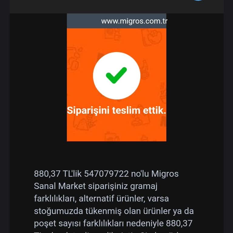 Migros Gel-Al Hizmetinde Yaşanan Sorunlar