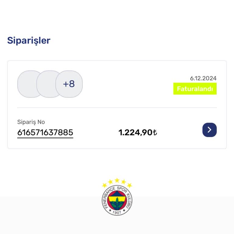 Fenerium Sipariş İptal Sorunu