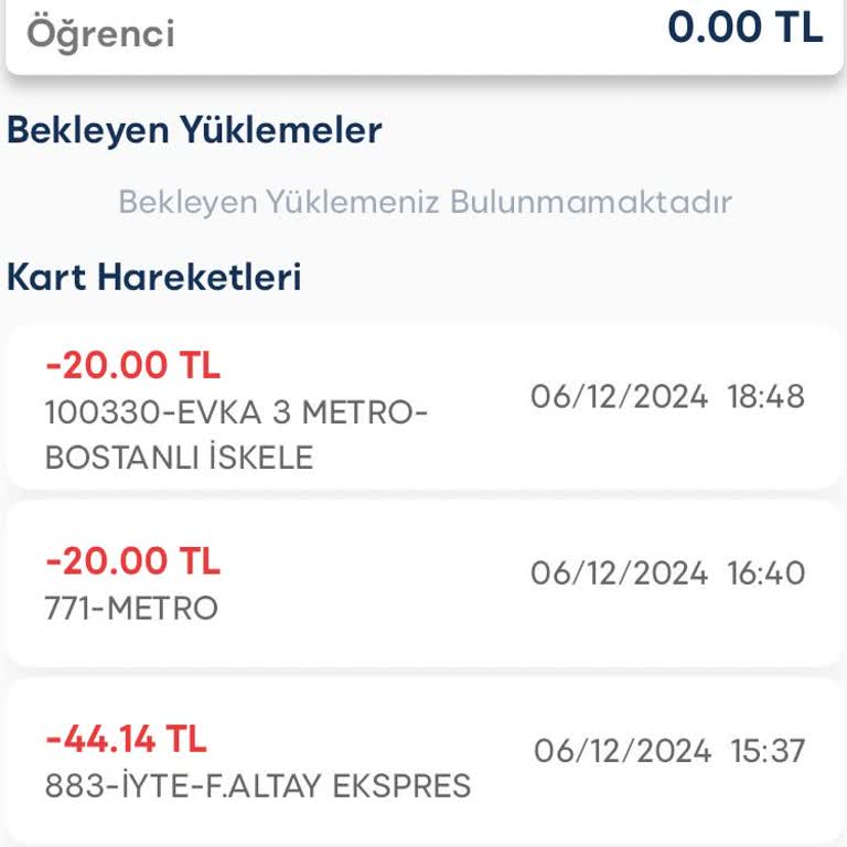 Öğrenci Kartıyla Tam Ücret Ödeme Şoku