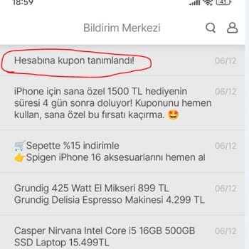 Hepsiburada Orijinal Olmayan Bildirimlerle Zaman Kaybı