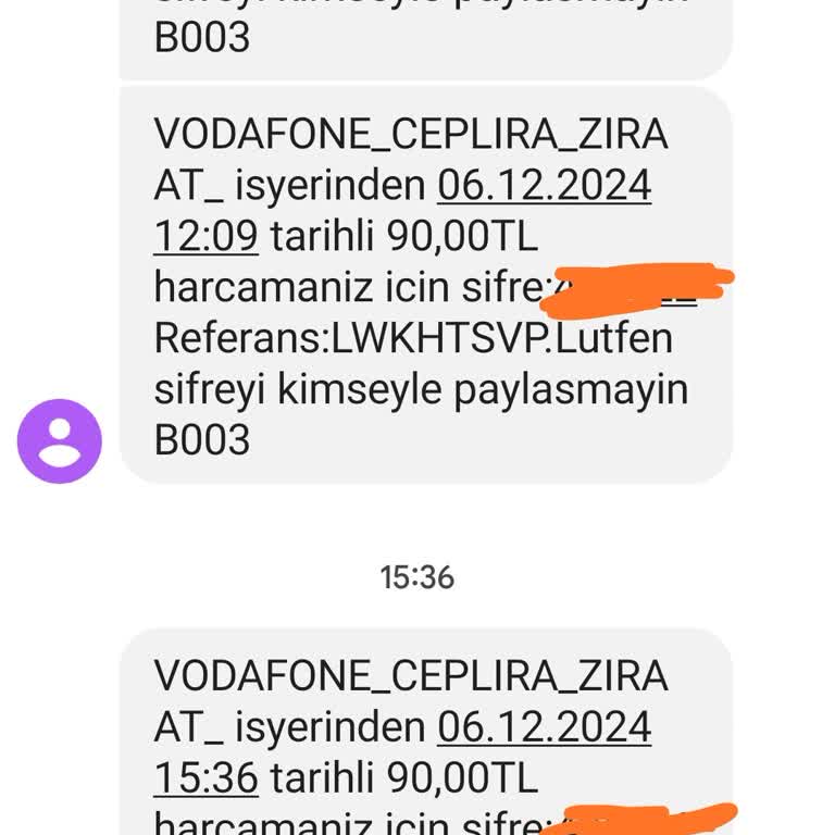 Yetkisiz SMS Bildirimleri Ve Güvenlik Endişesi