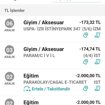 Parakolay'dan Çekilen Ücretlerin İadesi Talebi