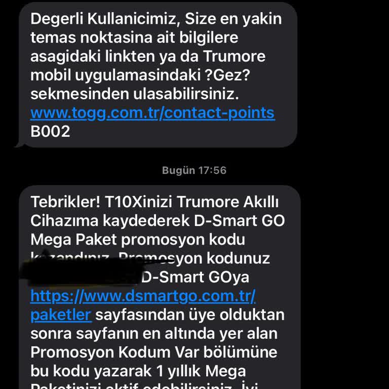 Togg Ücretsiz Promosyon Hakkımın İhlali Ve Yanıltıcı Ücretlendirme