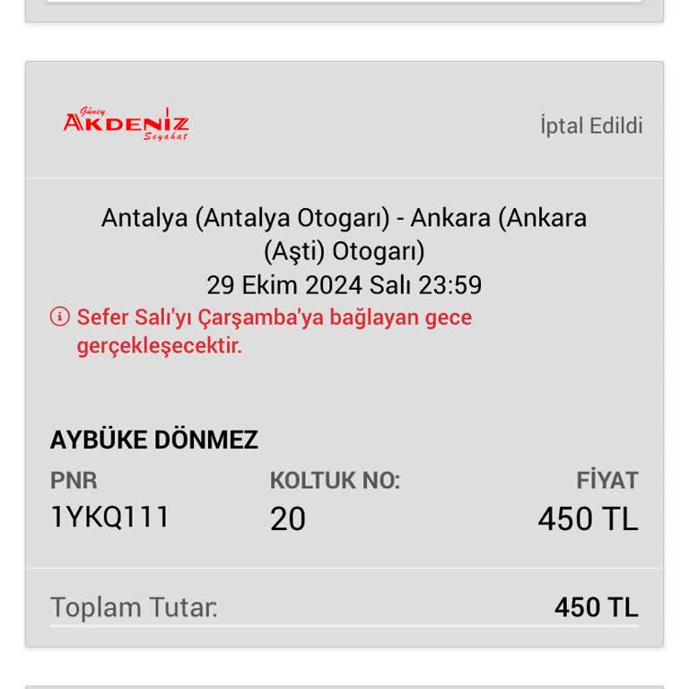 Geciken Para İadesi Ve Ulaşılamayan Müşteri Hizmeti