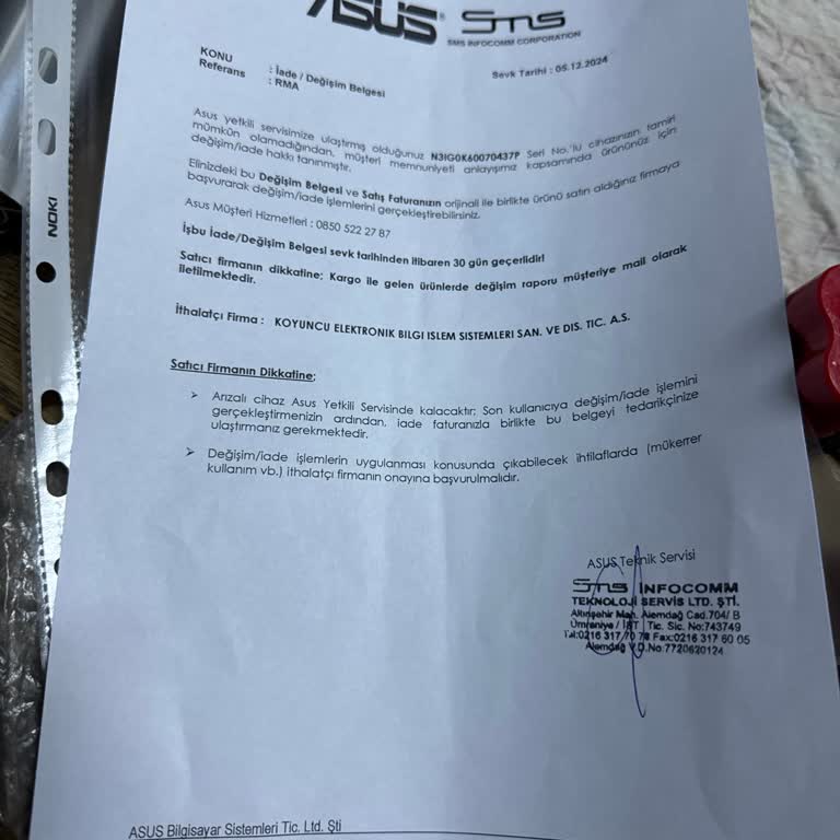 Asus Modem Değişiminde Hepsiburada Mağduriyeti