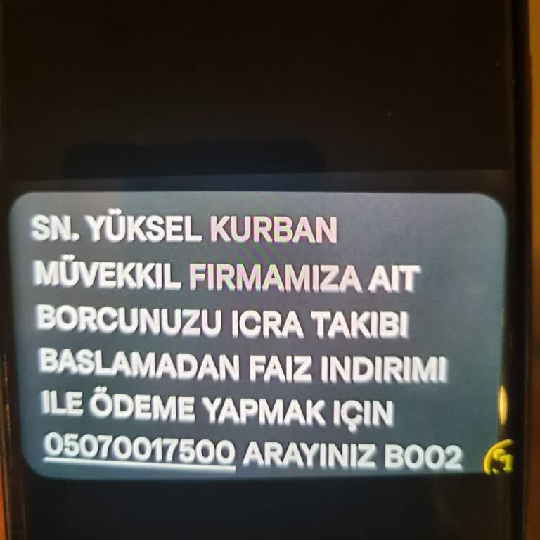 Yanıltıcı Mesajlarla Rahatsız Ediliyorum
