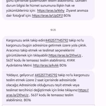 Aras Kargo'nun Teslimat Sorunları Ve Yanıltıcı Bildirimler