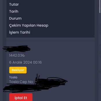 İtemsatis Sitesinde Prosedürlere Uymayan Para Çekim Sorunu
