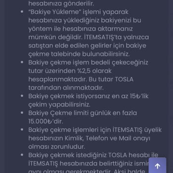 İtemsatis Sitesinde Prosedürlere Uymayan Para Çekim Sorunu