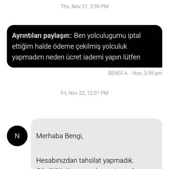 Uber İptal Edilen Yolculuk İçin Ücret Çekti