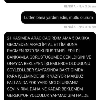 Uber İptal Edilen Yolculuk İçin Ücret Çekti