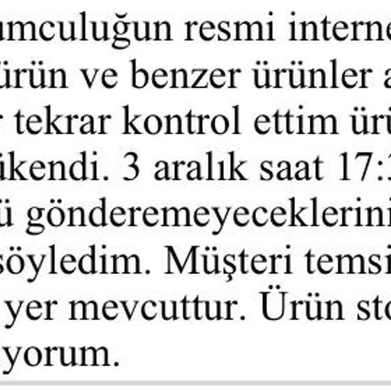 Stokta Olmayan Ürünün Satışı Ve Teslim Edilememe Sorunu