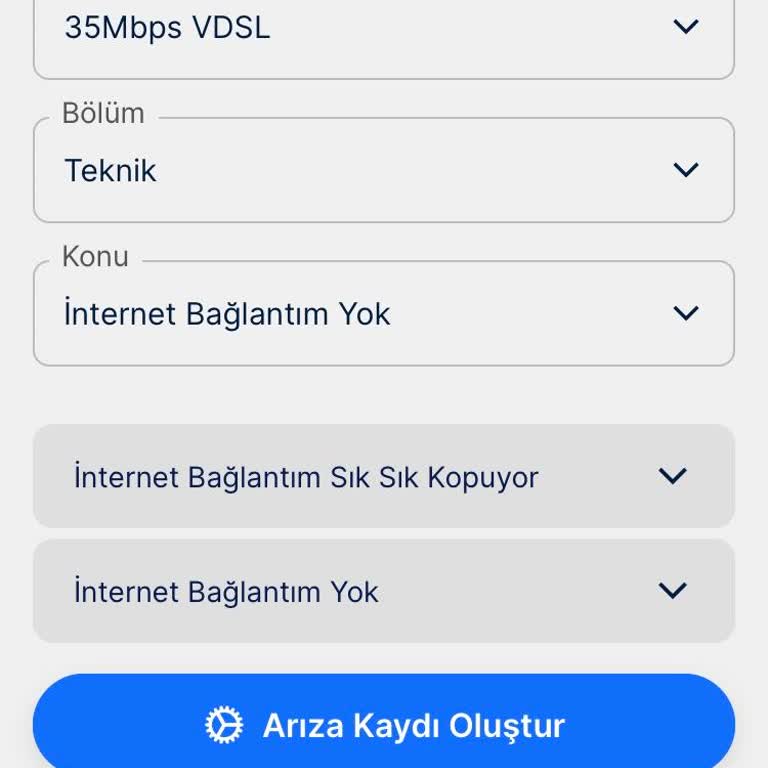 İnternetim Çalışmıyor, Destek Hattı Cevap Vermiyor