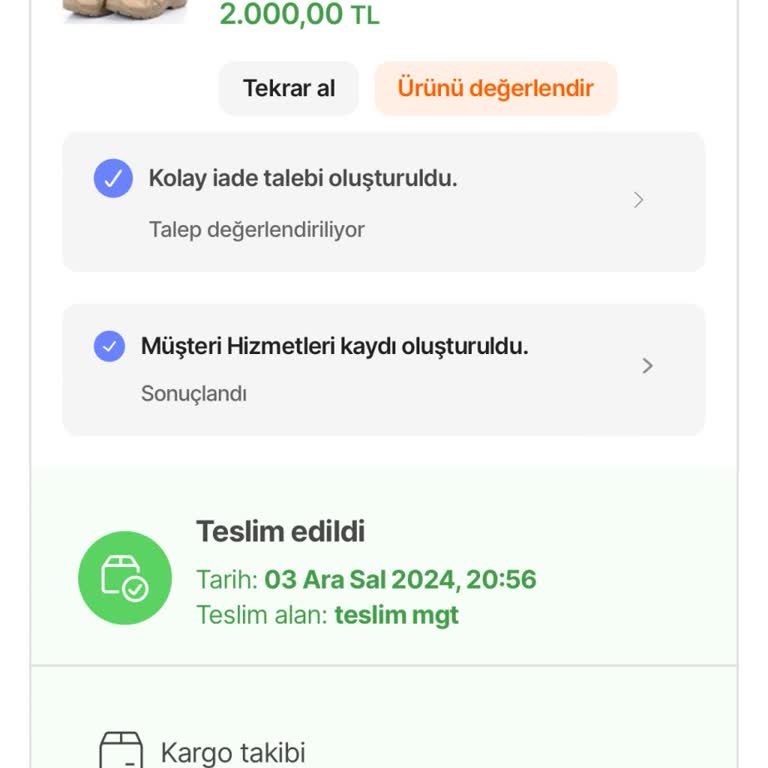 Kaybolan Kargo Ve İletişimsizlik Mağduriyeti
