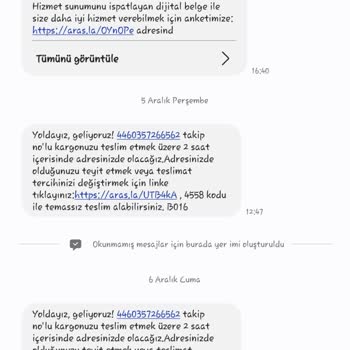 Teslimat Kabusu: Aras Kargo'nun Yanıltıcı Mesajları