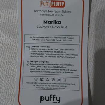 Yataş Puffy Nevresim Takımı Hatalı Çıktı Mağduriyetim Giderilmiyor