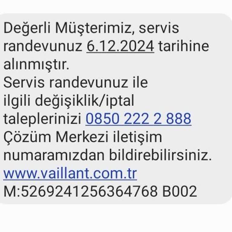 Vaillant Kombi Kurulumunda Yaşanan Sorunlar Ve Randevu İhlali