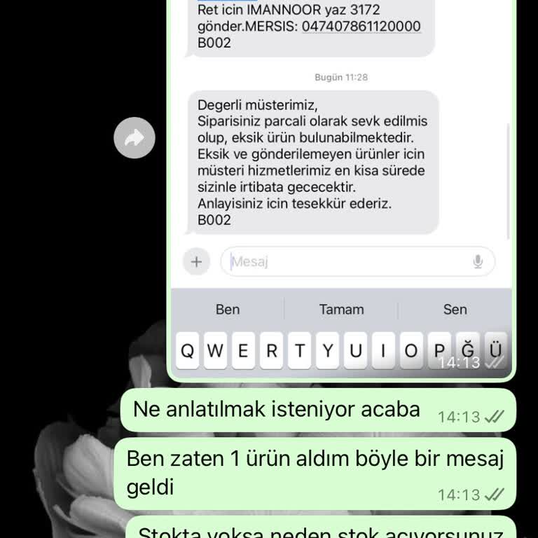 Ürün Tedarik Edilemiyor, Ücret İadesi Yapılmıyor