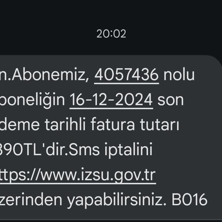 İZSU Su Faturası Şoku: Emekli Müşteriye Yüksek Fatura