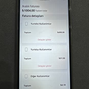 Habersiz Yurt Dışı Paketi Ve Yüksek Fatura Şoku