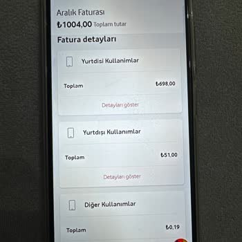 Habersiz Yurt Dışı Paketi Ve Yüksek Fatura Şoku
