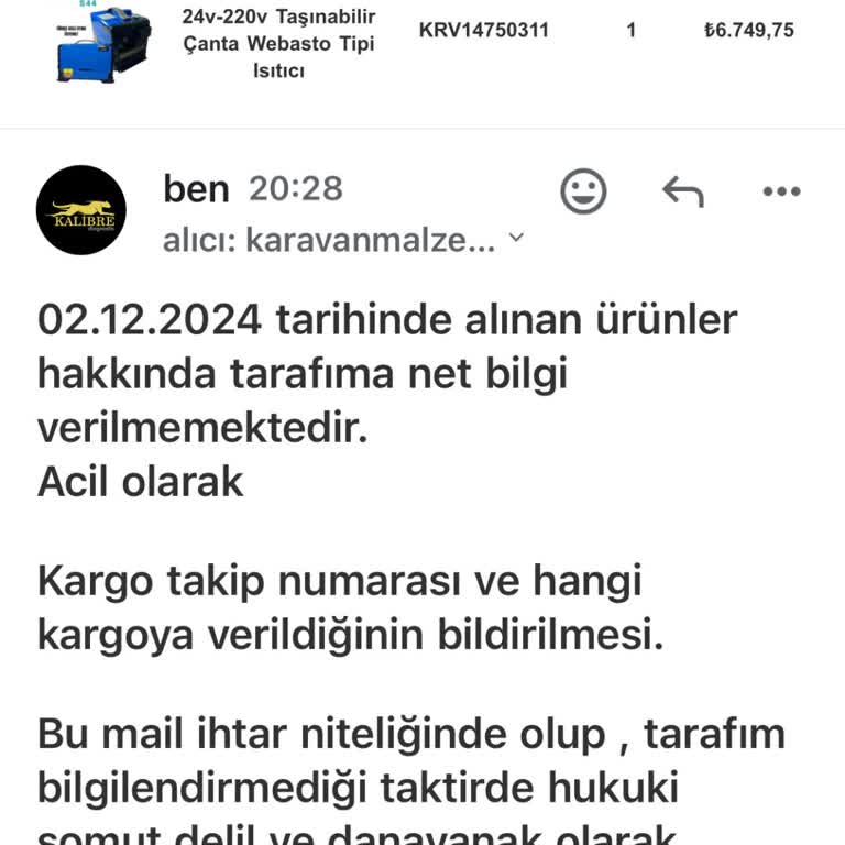 Kargo Takip Bilgisi Verilmeyen Sipariş Mağduriyeti