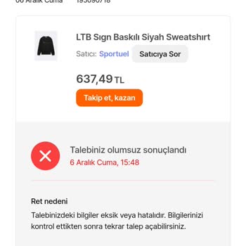 Yanlış Yönlendirme Ve Eksik Ürün Sorunu