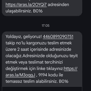 Aras Kargo Fethiye Şubesi'nde Hizmet Eksikliği Ve İletişim Sorunları