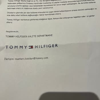 Tommy Hilfiger: Hayal Kırıklığı Ve Müşteri Hizmetleri Sorunu