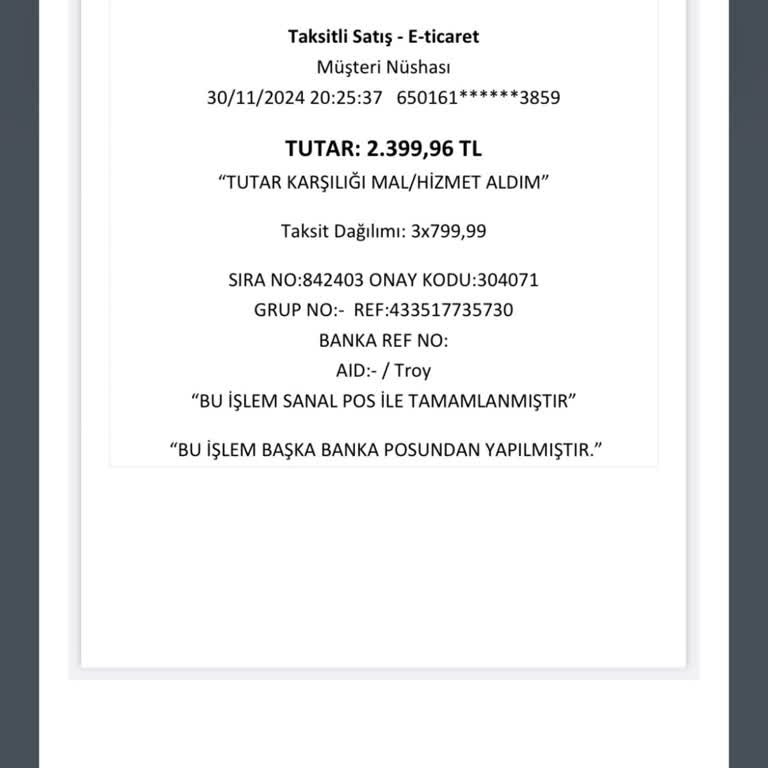 Sipariş Takip Sorunu Ve Fatura Eksikliği