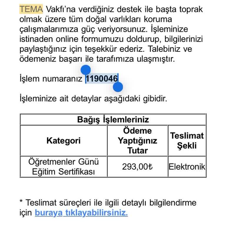 Öğretmenler Günü Bağışında Sertifika Sorunu