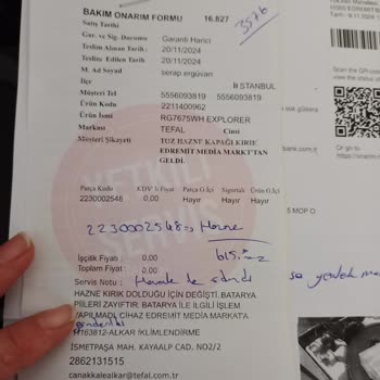 Garanti Kapsamında Batarya Değişimi Sorunu Ve Müşteri Hizmetleri Şikayeti