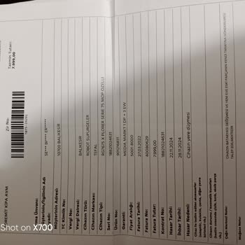 Garanti Kapsamında Batarya Değişimi Sorunu Ve Müşteri Hizmetleri Şikayeti